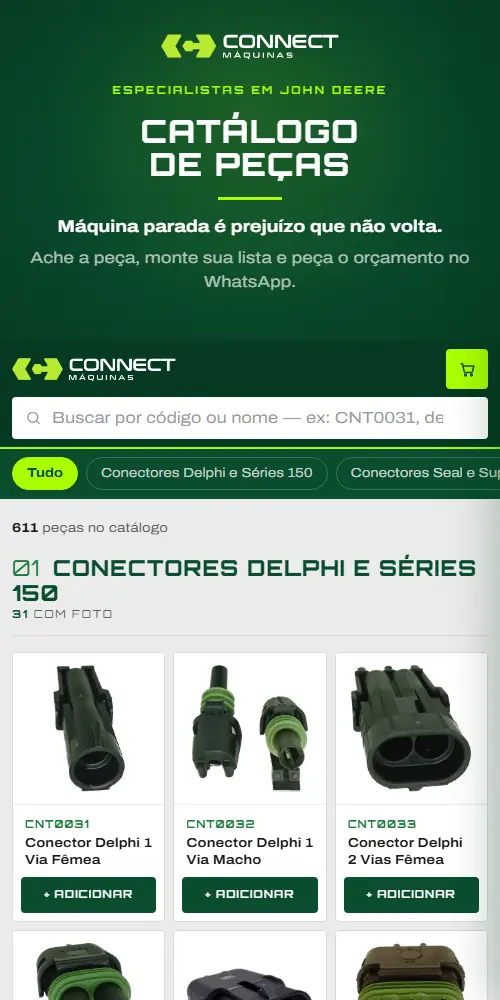 Catalog on a phone