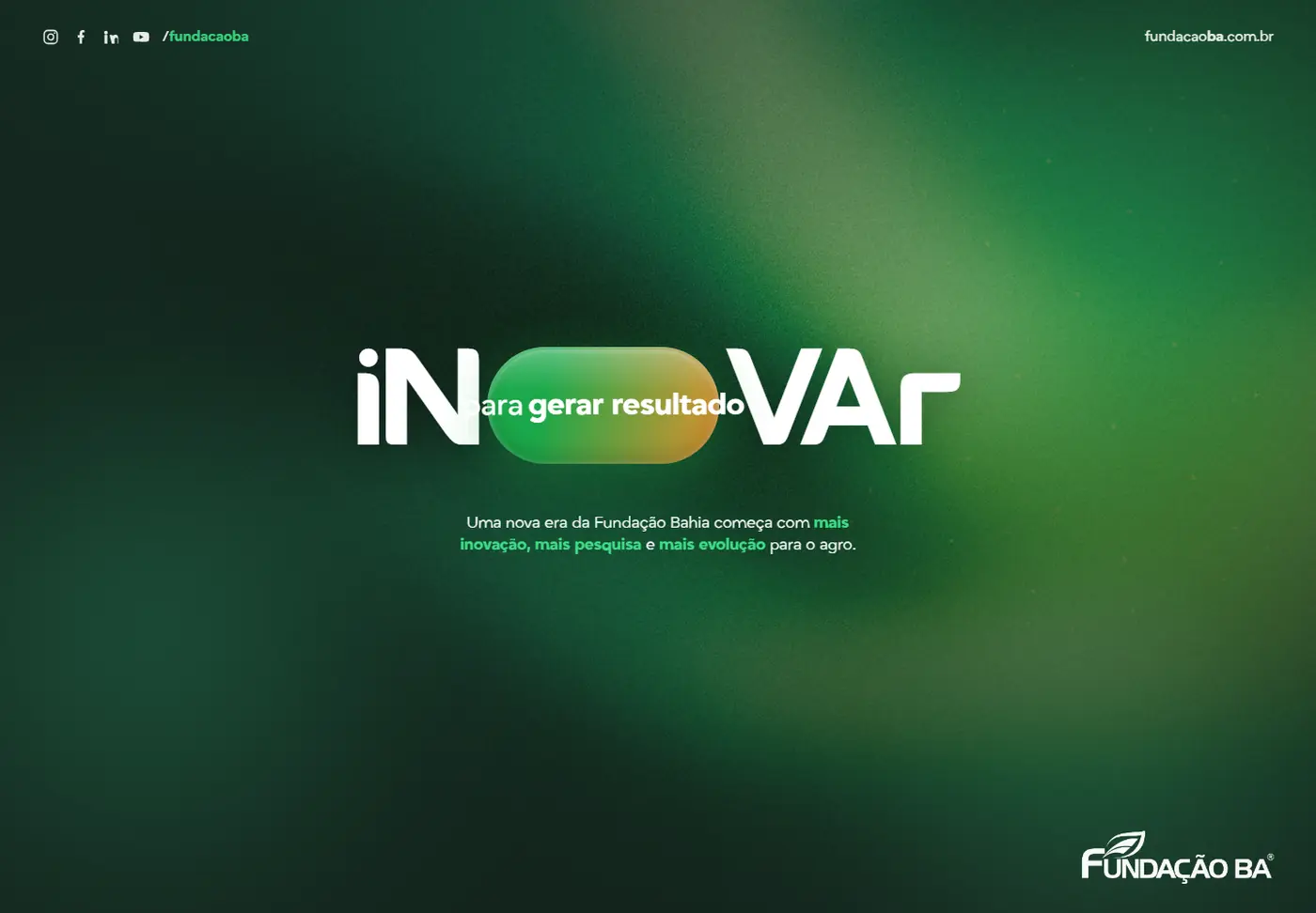 Campaign landing page for a research foundation