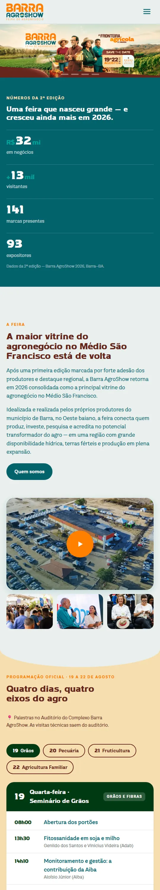 Trade show website